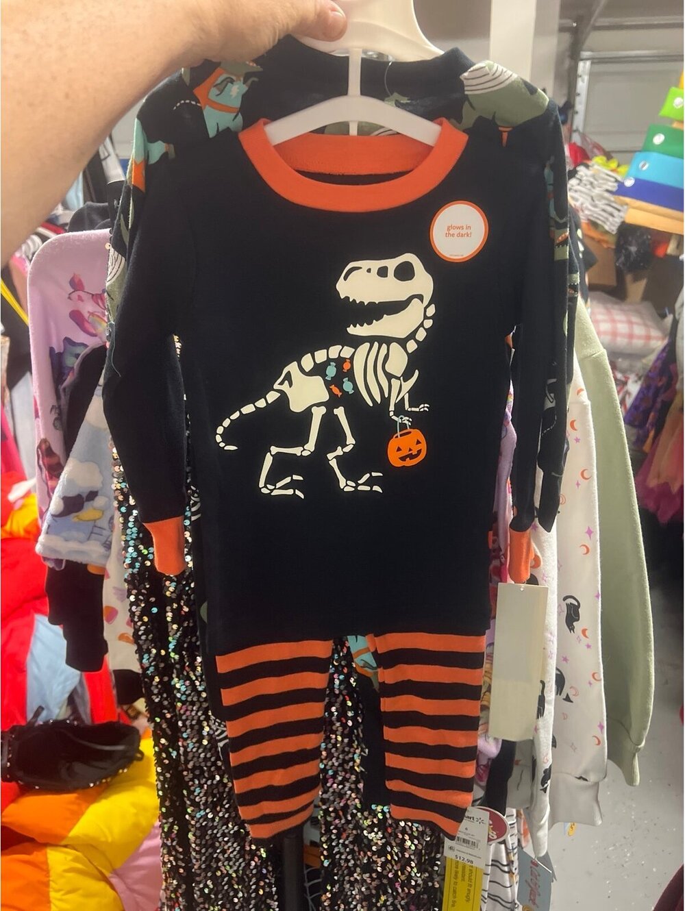 Boys Halloween double pack pajamas size 18 months